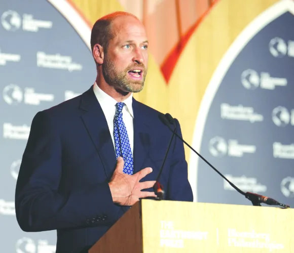 Prince William names finalists for environmental prize